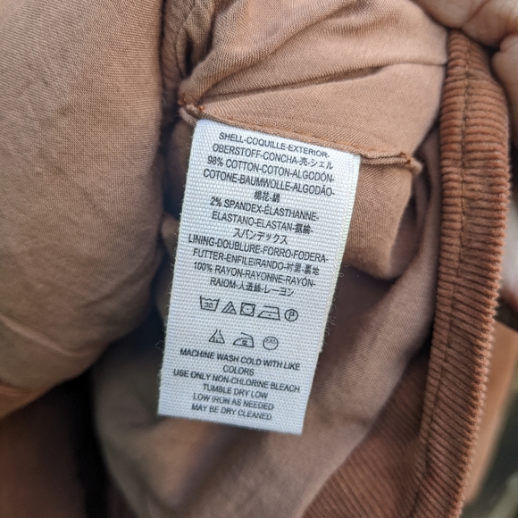 Free People Corduroy Blazer Jacket Rustic Brown Size Medium - Picture 3 of 6